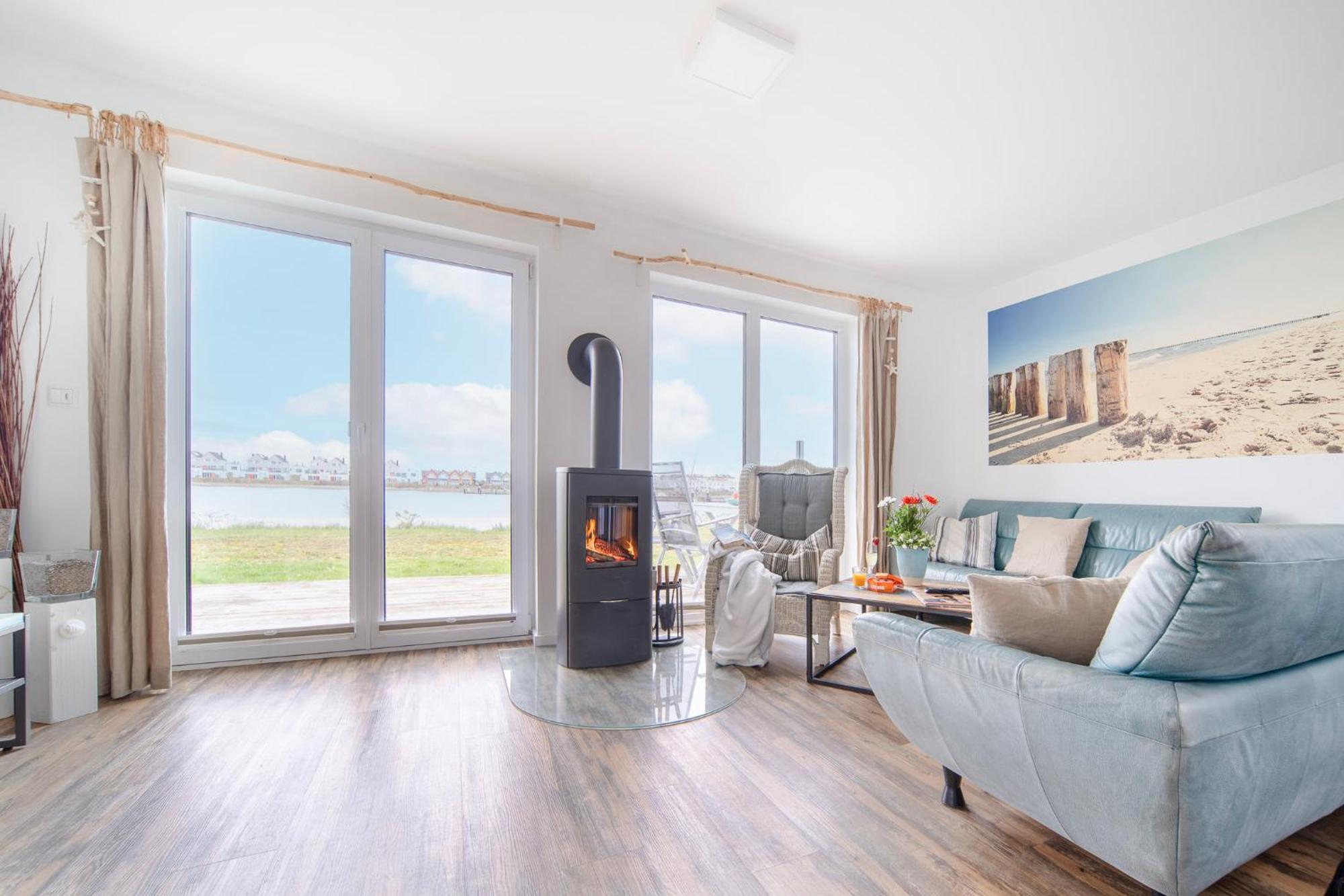 Ferienhaus Lieblingsplatz By Seeblick Ferien Oro, Direkte Wasserlage,Sauna,Kamin Olpenitz Kültér fotó